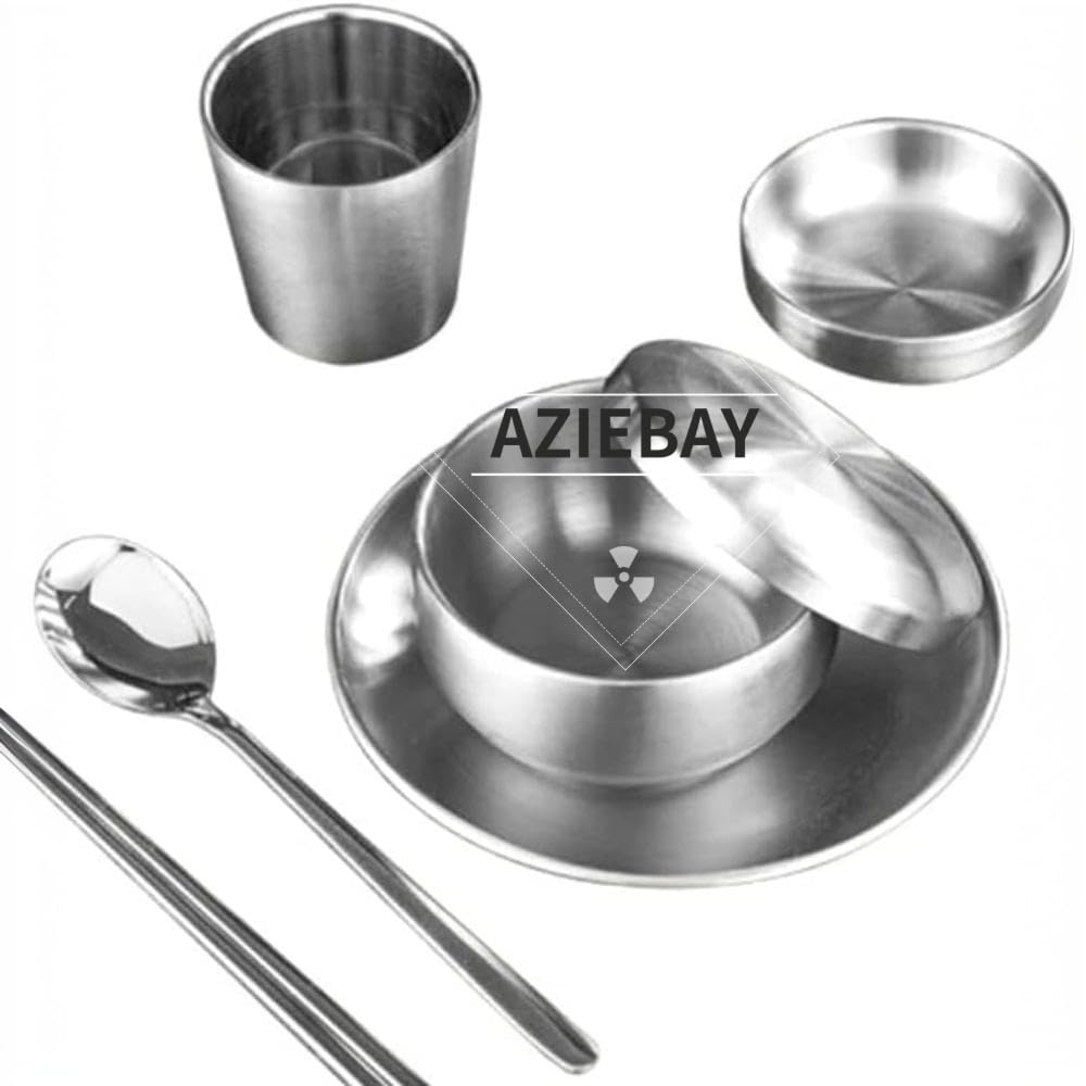 Amazon.co.jp: AZIEBAY 韓国食器セット チタンコーティング 6点セット Amazon.co.jp: AZIEBAY 韓国食器セット チタンコーティング 6点セット